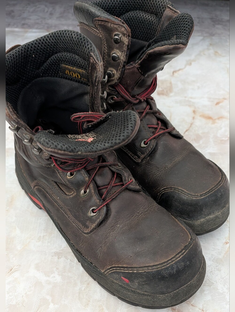 Red Wing King Toe Work Leather Boots Sz 10.5 D - Picture 13 of 15